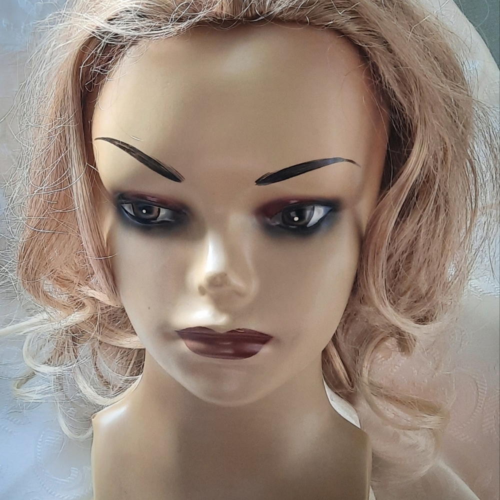 Half Curly  Wig